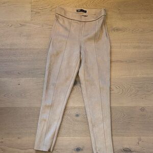 Zara Tan Ankle-Length Women's Pants